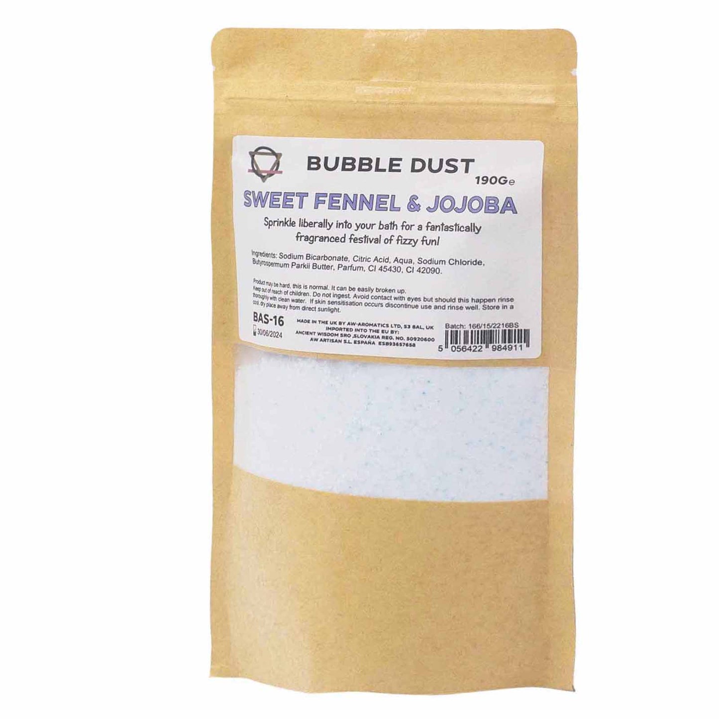 Sweet Fennel & Jojoba Bath Dust 200g