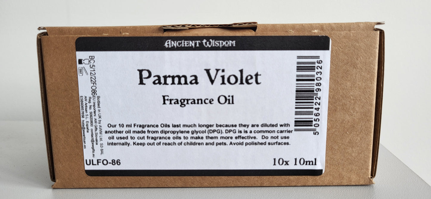 Customisable 10 ml Parma Violet Fragrance Oil - 10 Pack