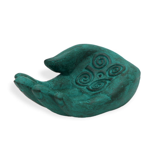 Hand Incense Burner - Strength (green)