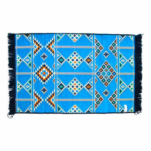 Kilim Rug 125x80 cm - Sky Blue