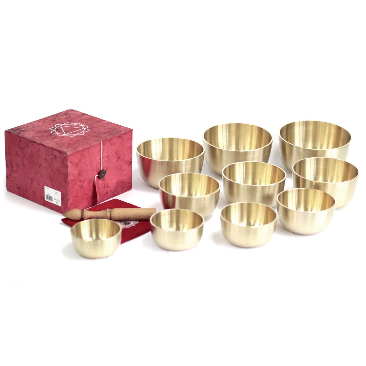 Set of 10 Bell Metal Bowls