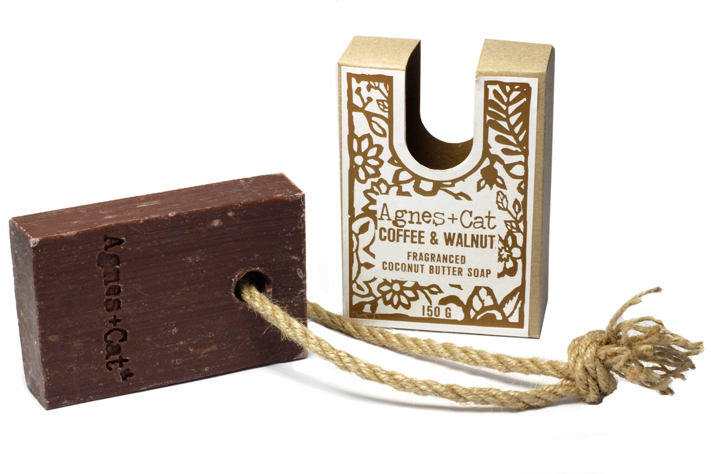 Soap On A Rope - Coffee And Walnut