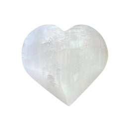 Selenite Heart - 10 cm