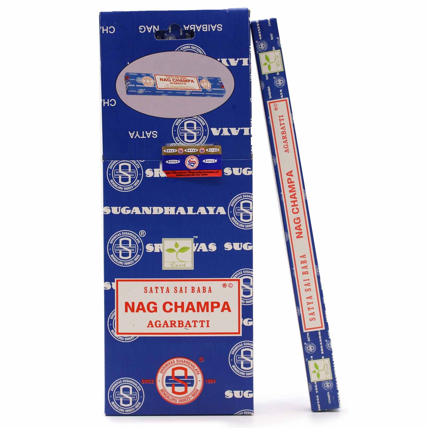 Nag Champa Incense Sticks - 10g Pack