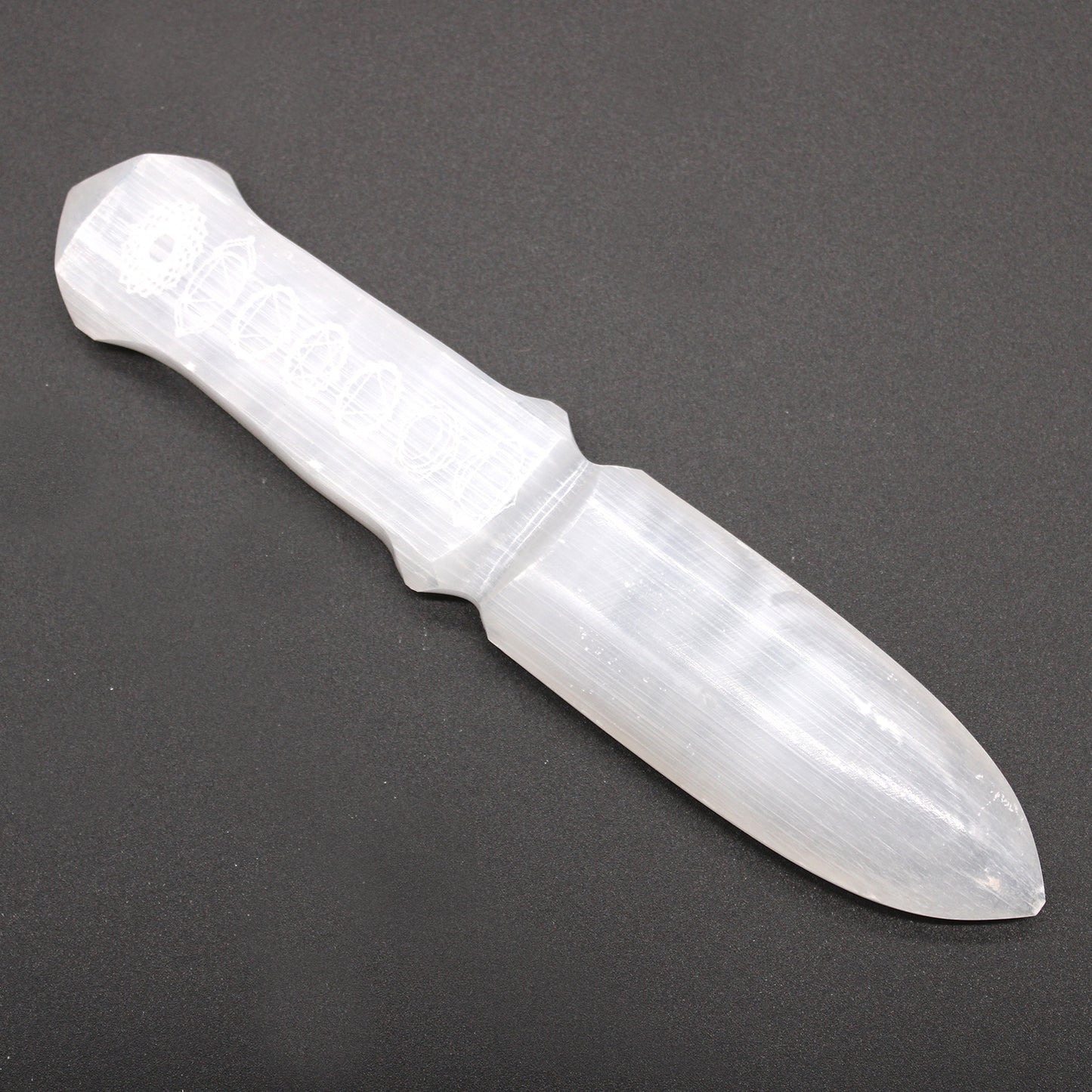 Selenite Ritual Knife - Chakra