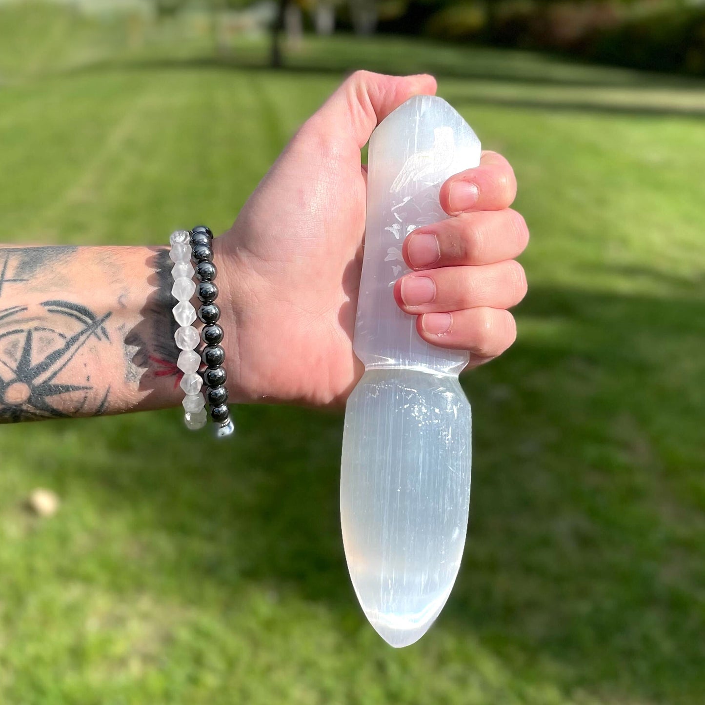 Selenite Ritual Knife - Releasing Bonds