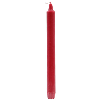4 Pack Pure Natural Wax Dinner Candle 25x2.3 - Red