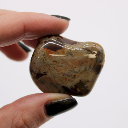 Bag of 6 Large African Tumble Stones - Nguni Jasper