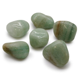 Bag of 6 Large African Tumble Stones - Aventurine