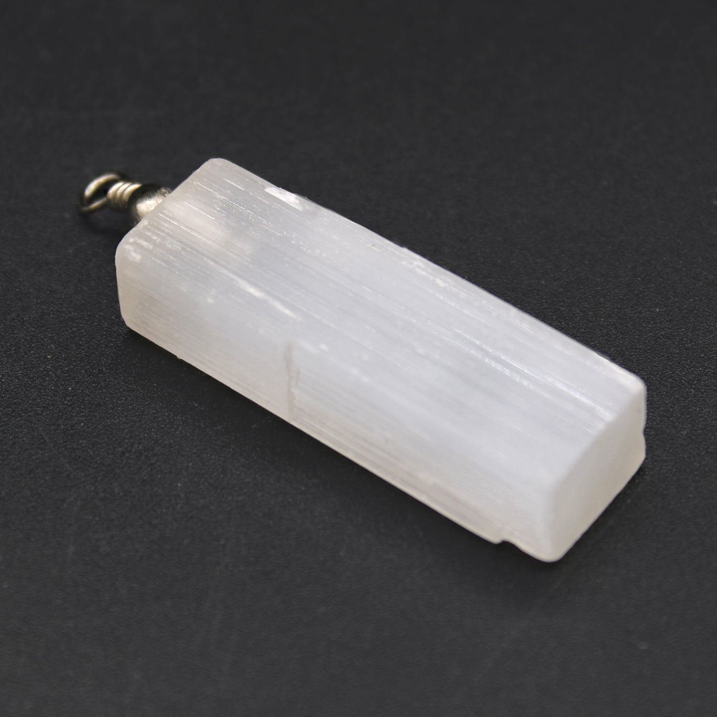 Selenite Natural Pendent