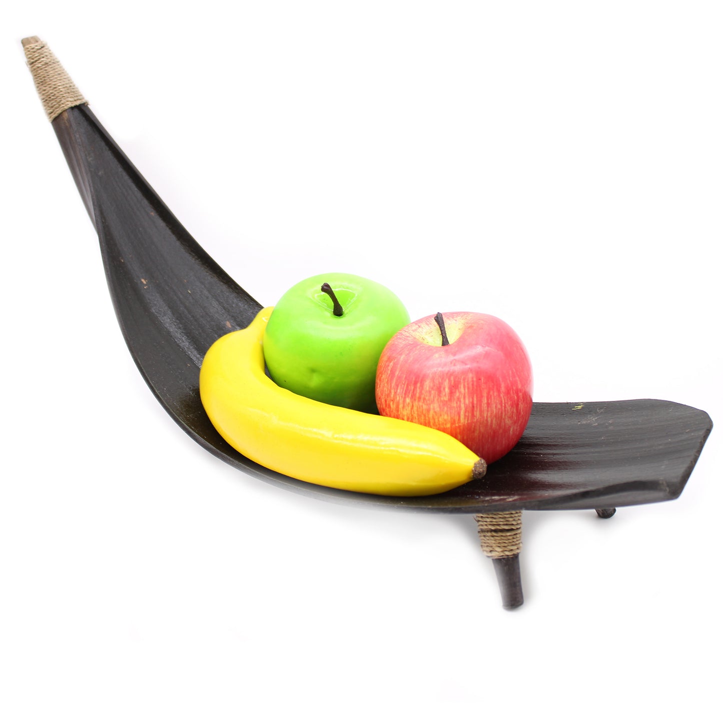 Coconut Leaf Fruit Bowl Set - Chocolate