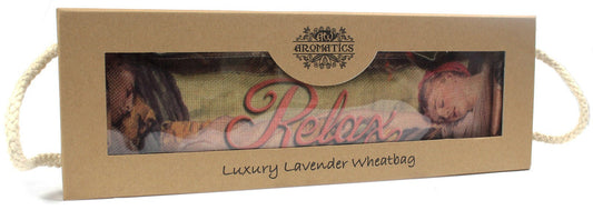 Luxury Lavender Wheat Bag in Gift Box  - Sleeping RELAX