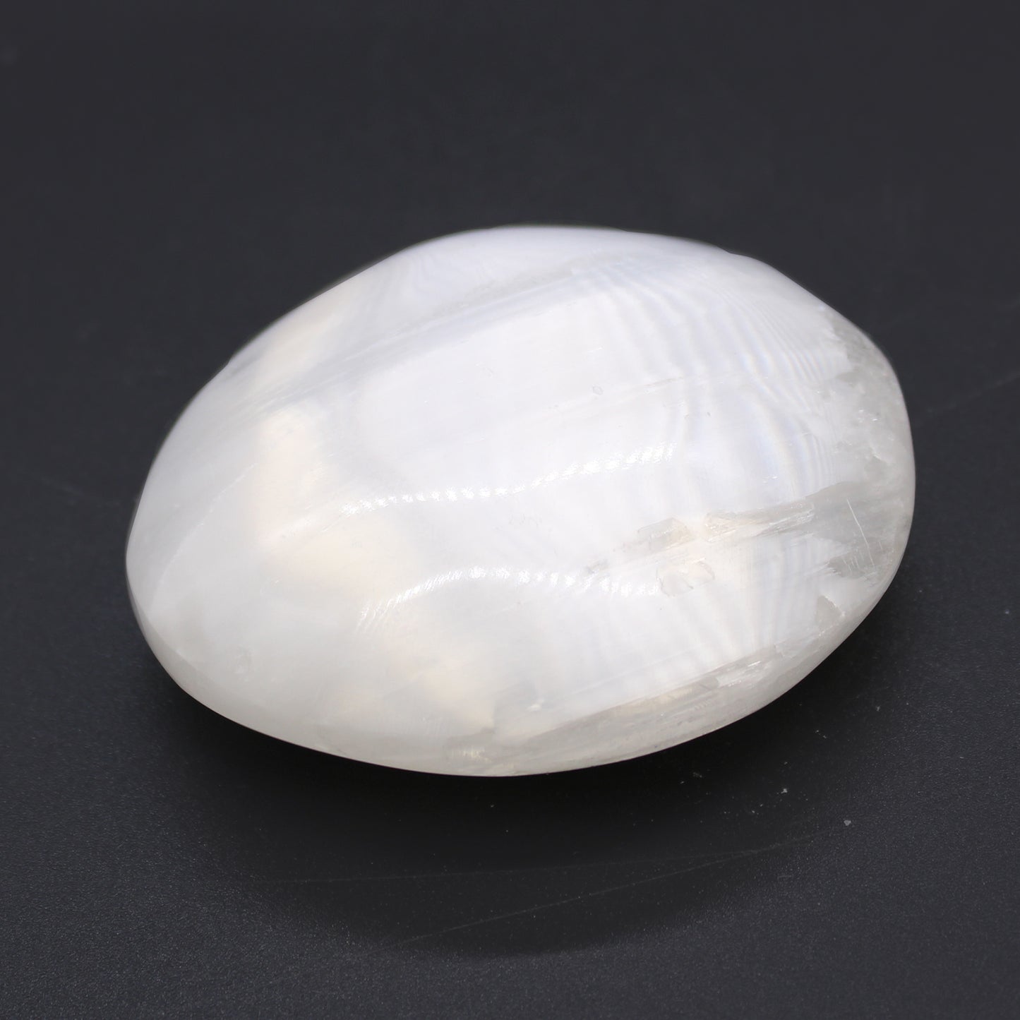 Selenite Palm Stone - 8 cm