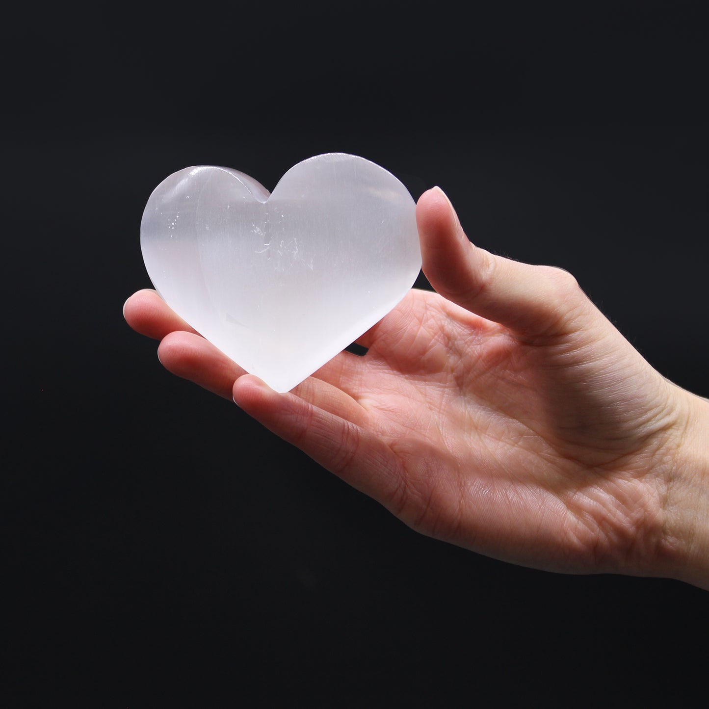 Selenite Heart - 5-6 cm