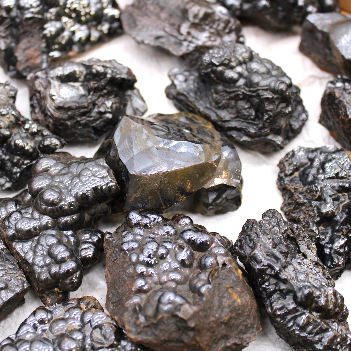 Mineral Specimens - Natural Hematite (approx 20 pieces)