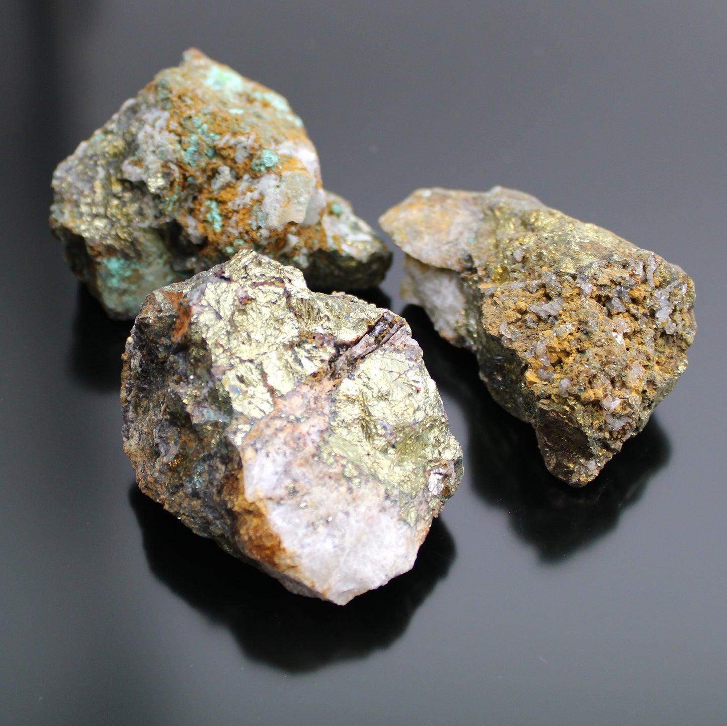 Mineral Specimens - Chalcopyrite (approx 80 pieces)