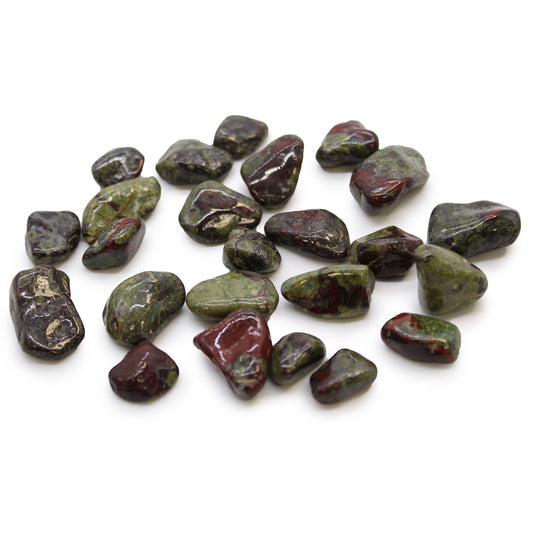 Bag of 24 Small African Tumble Stones - Dragon Stone