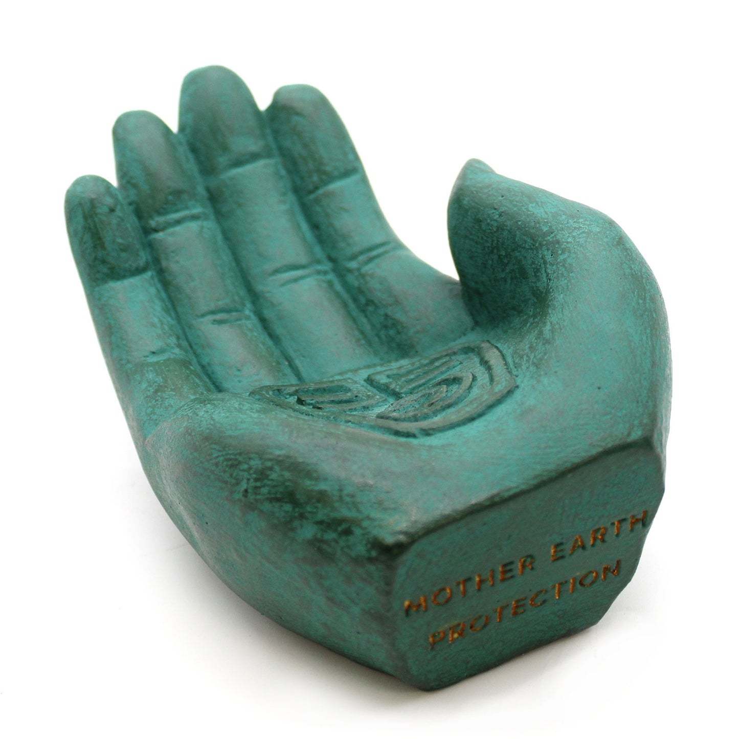 Hand Incense Burner - Earth Protect (green)