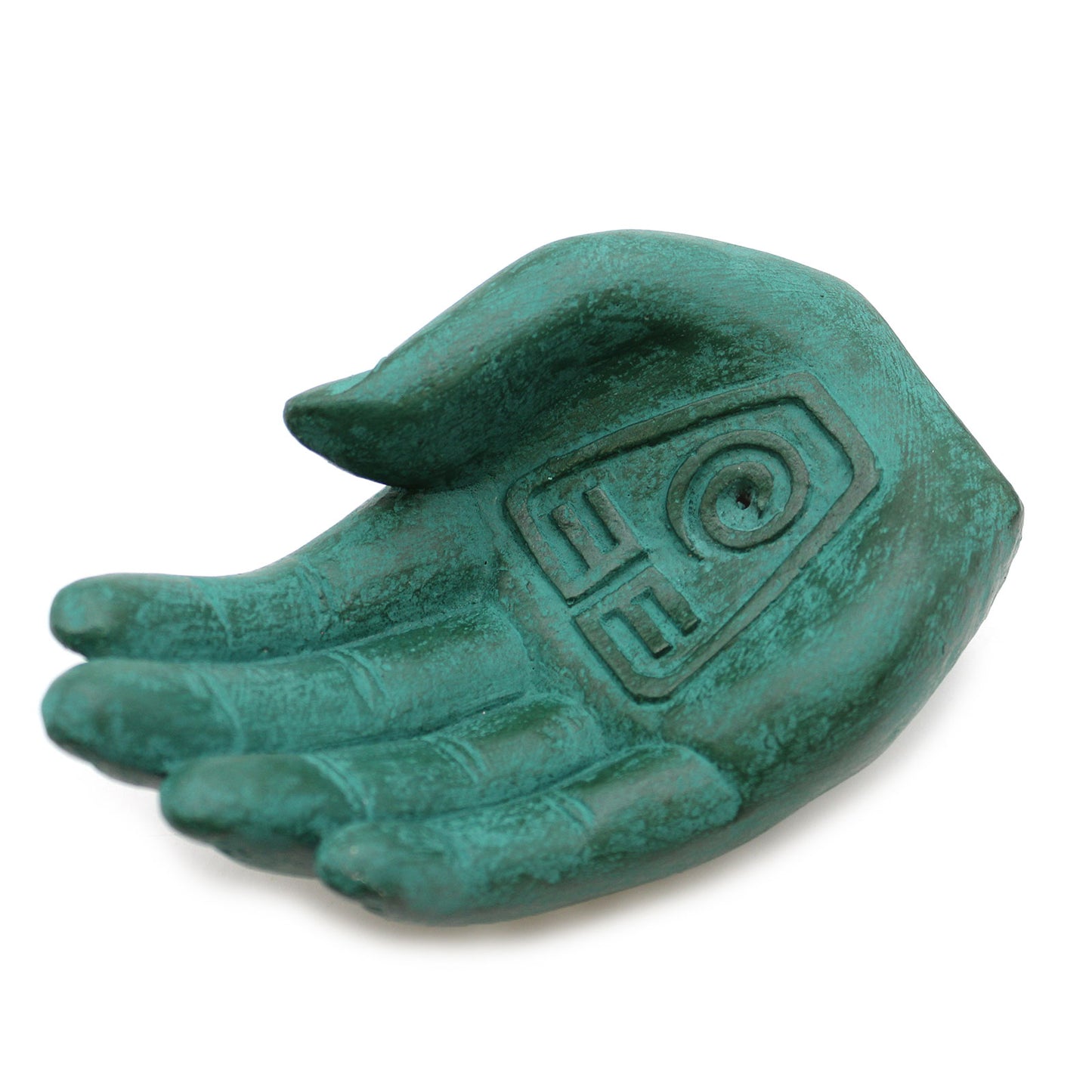 Hand Incense Burner - Earth Protect (green)