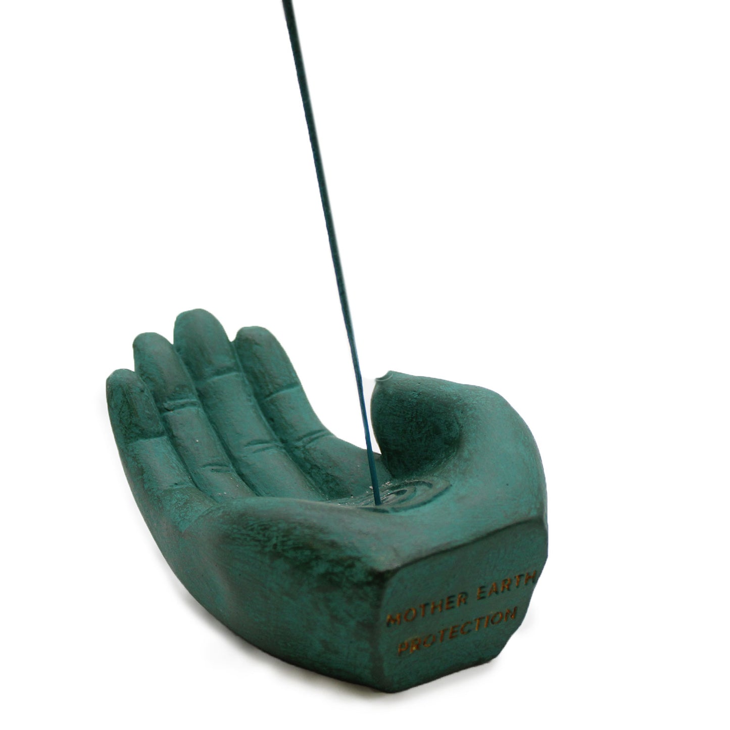 Hand Incense Burner - Earth Protect (green)