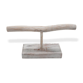 Single Branch Jewllery Stand - Whitewash