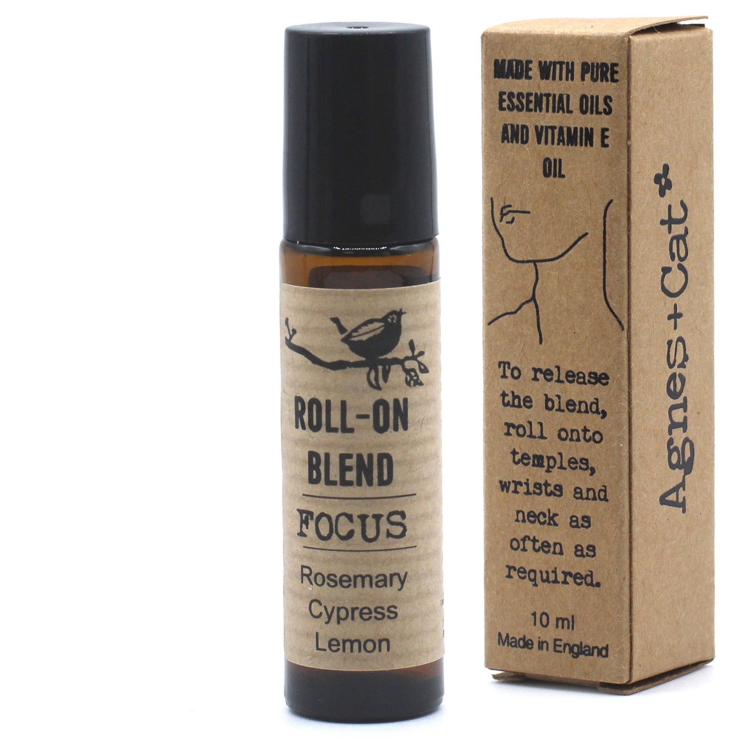 10ml Roll On Essential Oil Blend - FOCUS