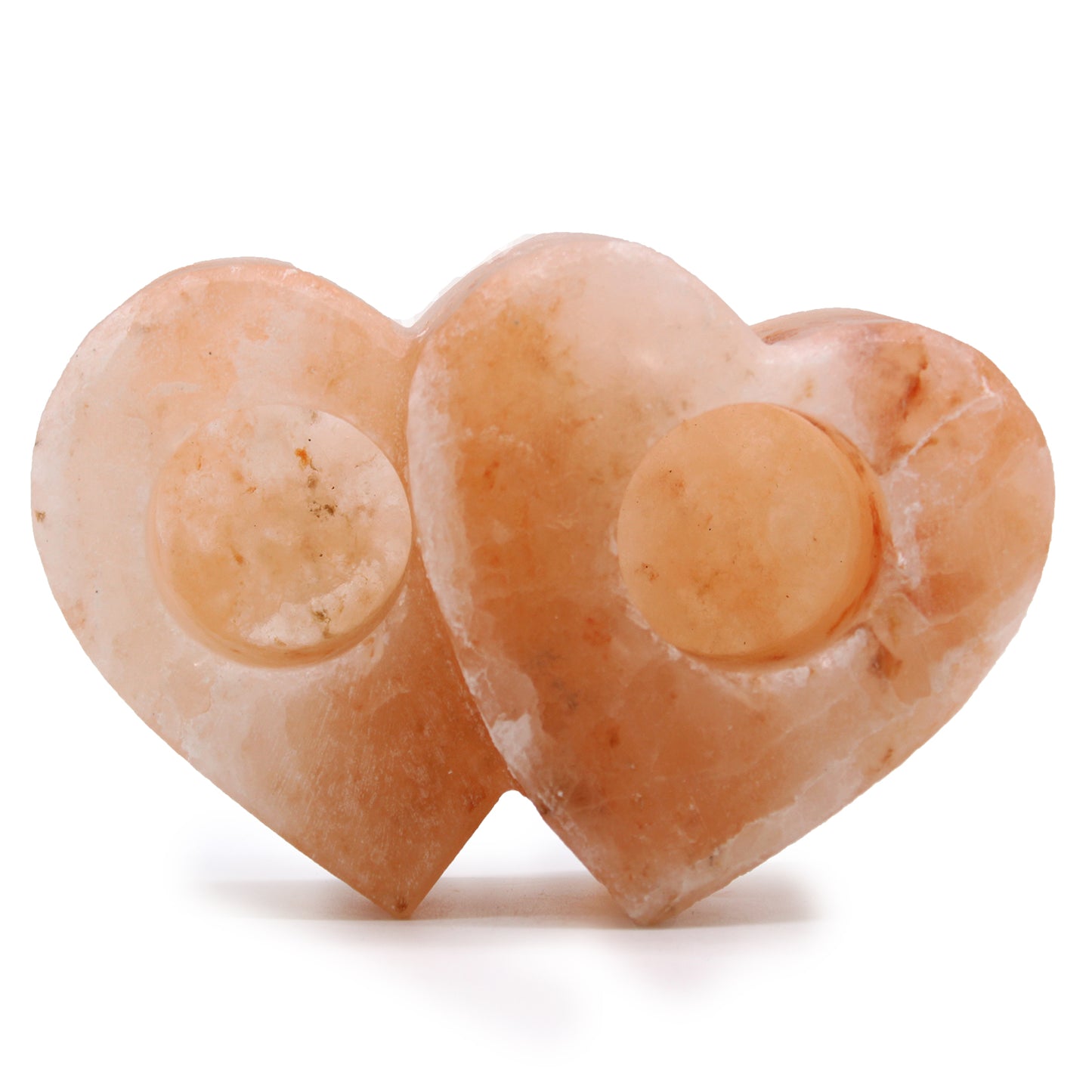 Double Heart Salt Candle Holder 1Kg