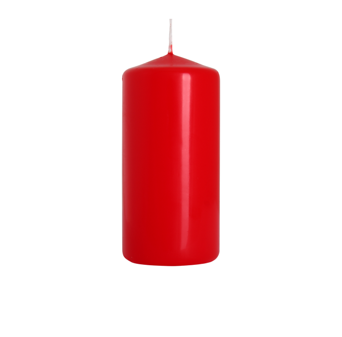 Pillar Candle 50x100mm - Red (8 Pack)