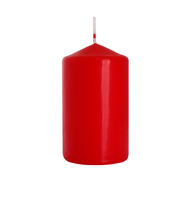 Single Pillar Candle 60x100mm - Red