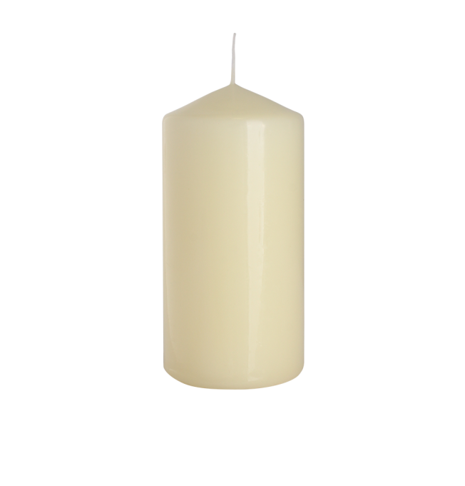 Pillar Candle 60x120mm - Ivory (6 Pack)