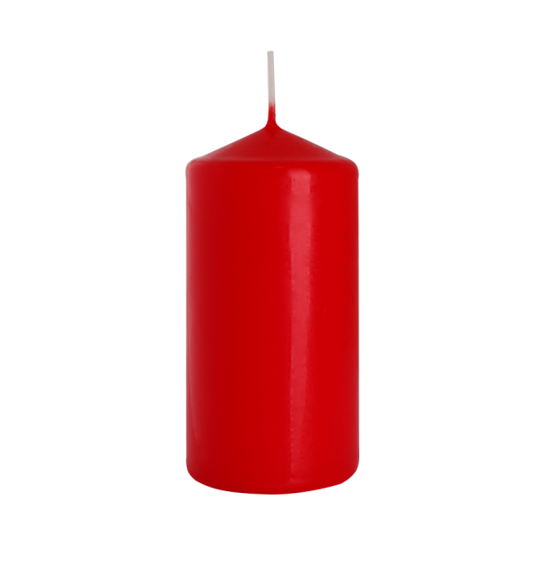 Single Pillar Candle 60x120mm - Red