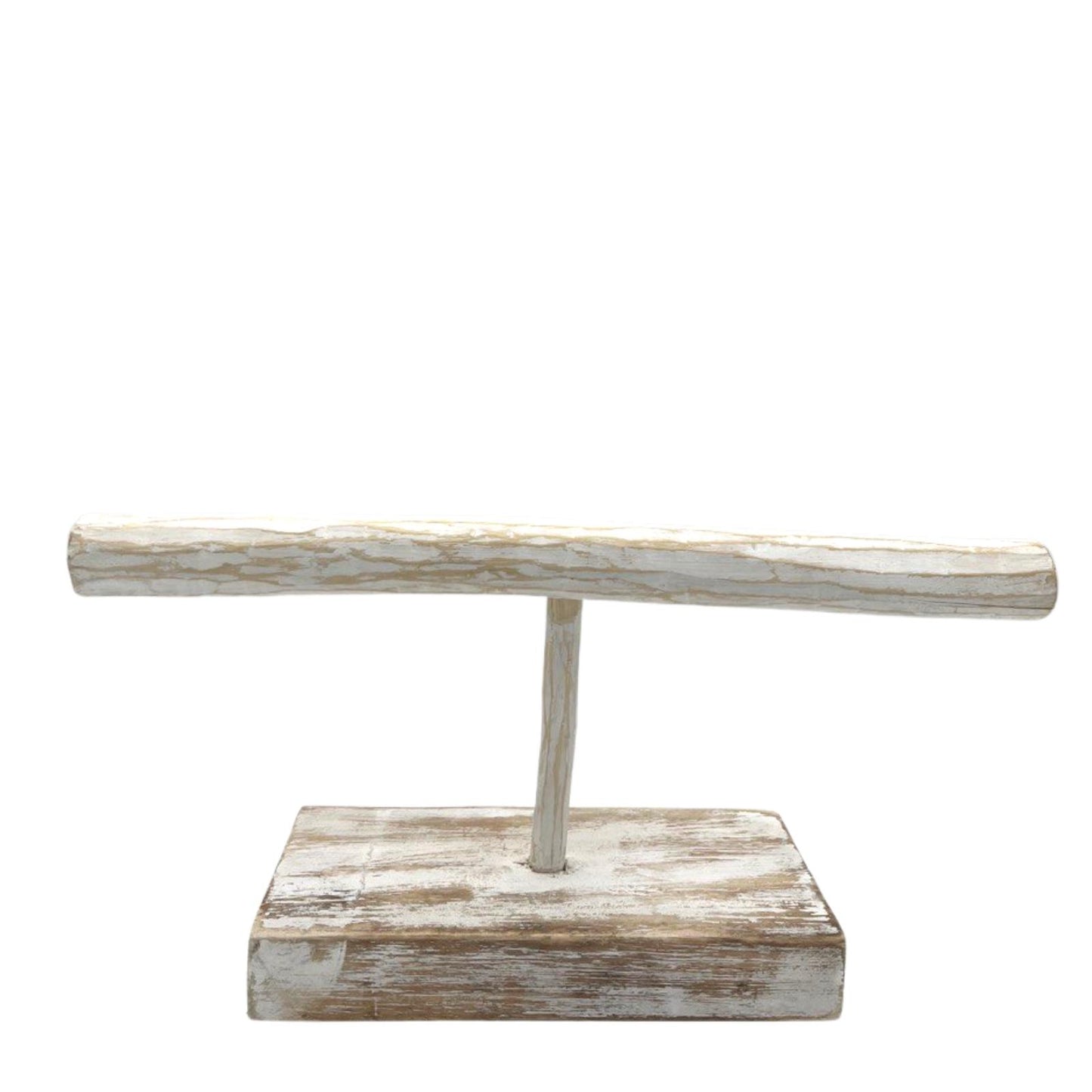 Single Branch Jewllery Stand - Whitewash