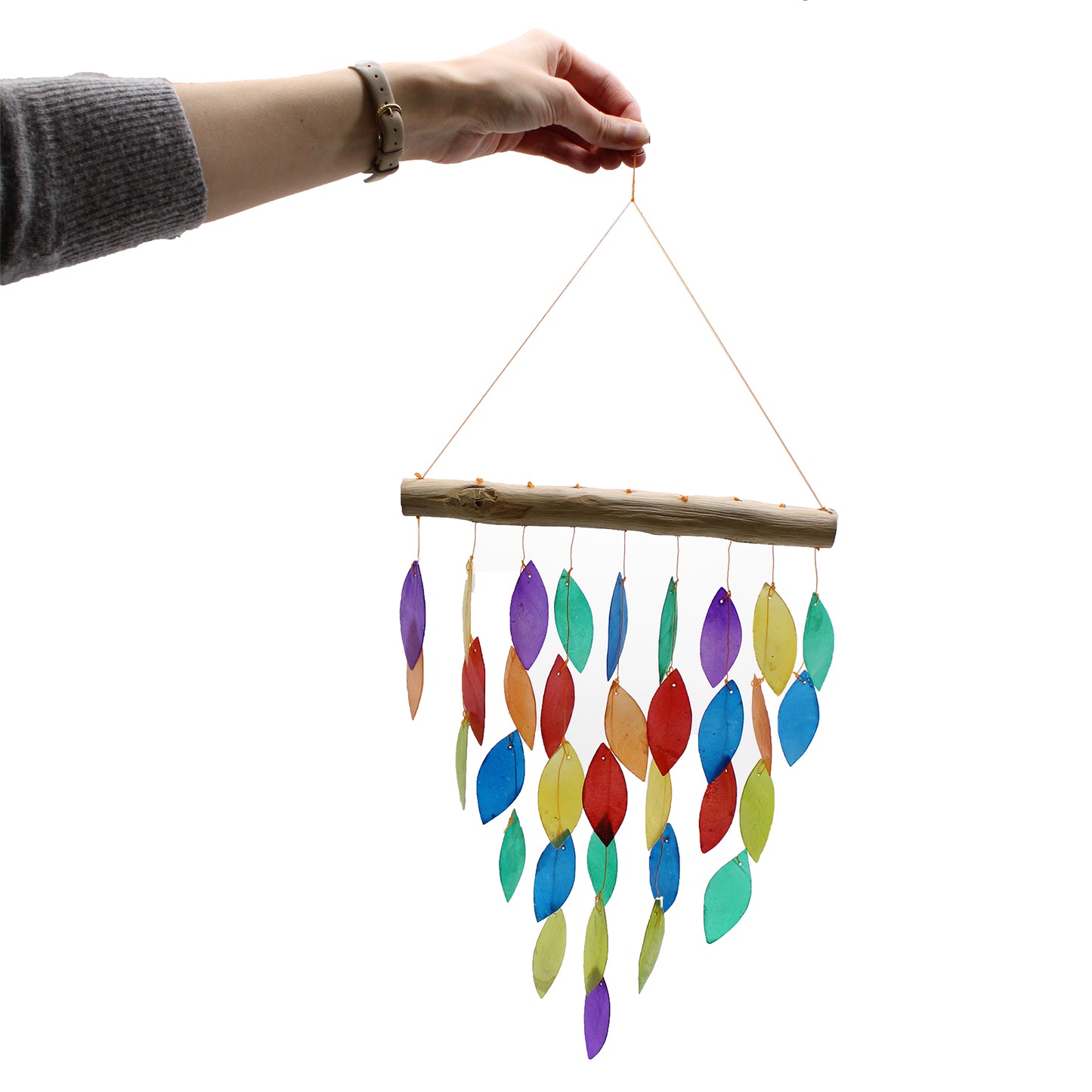 Rainbow Leaf Copis Windchime