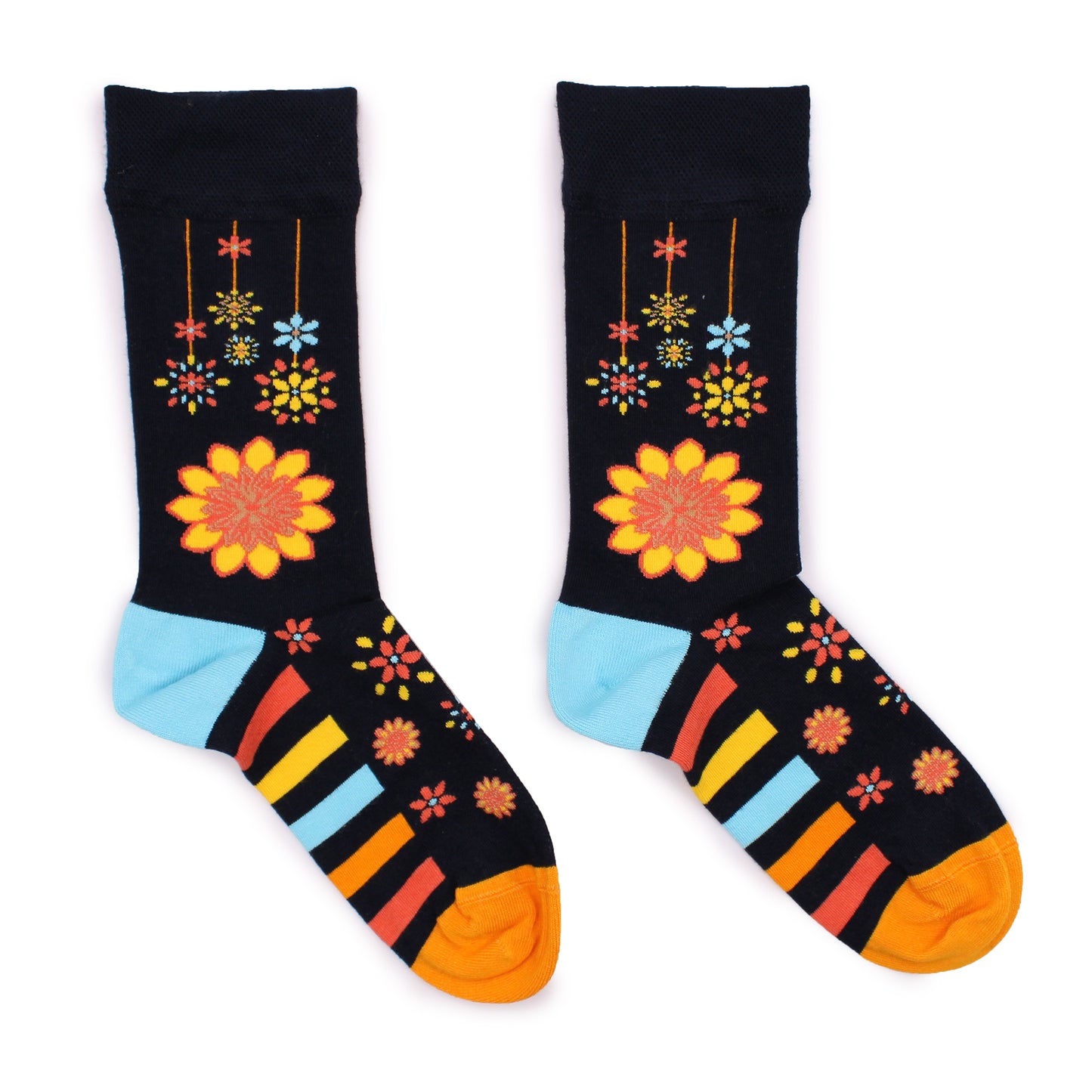 Bamboo Socks (36-40) - Mandala Flowers