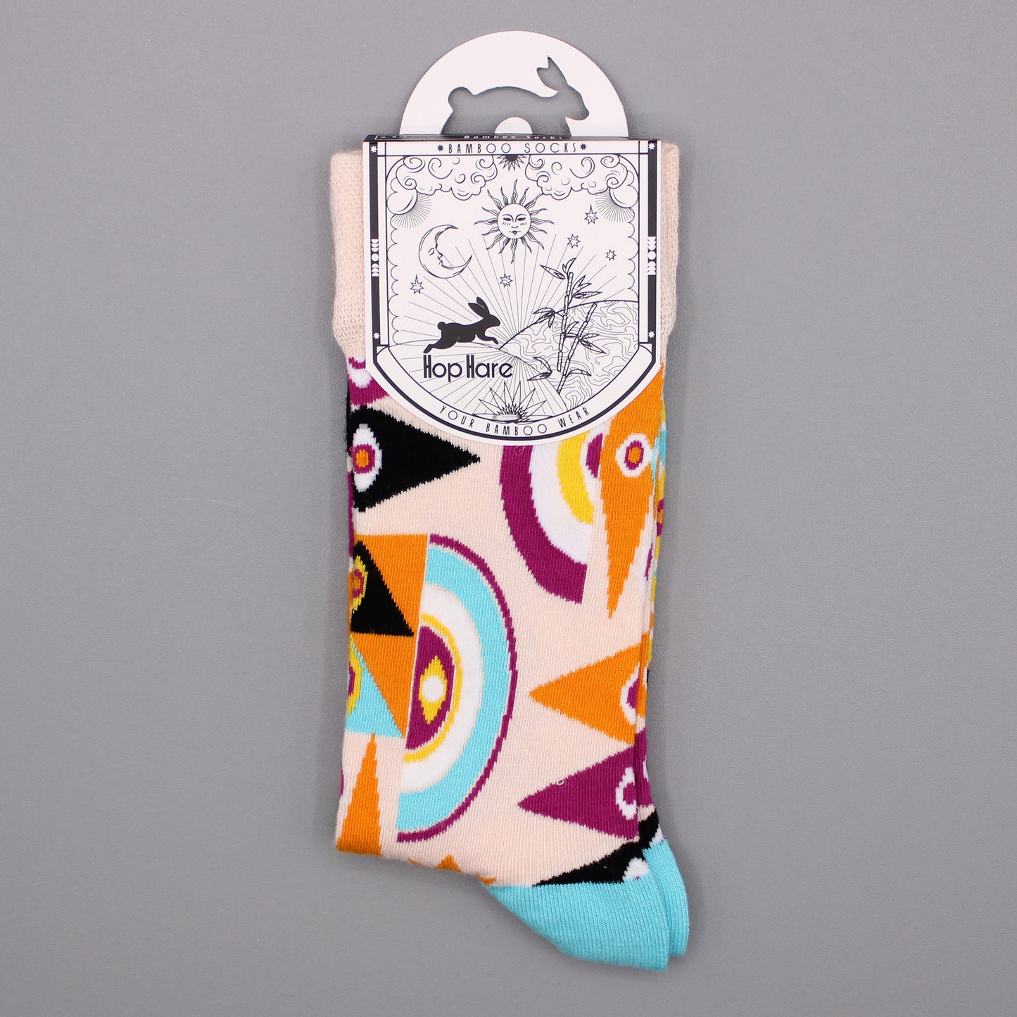 Bamboo Socks (41-46) - Psychedelic Evil Eye