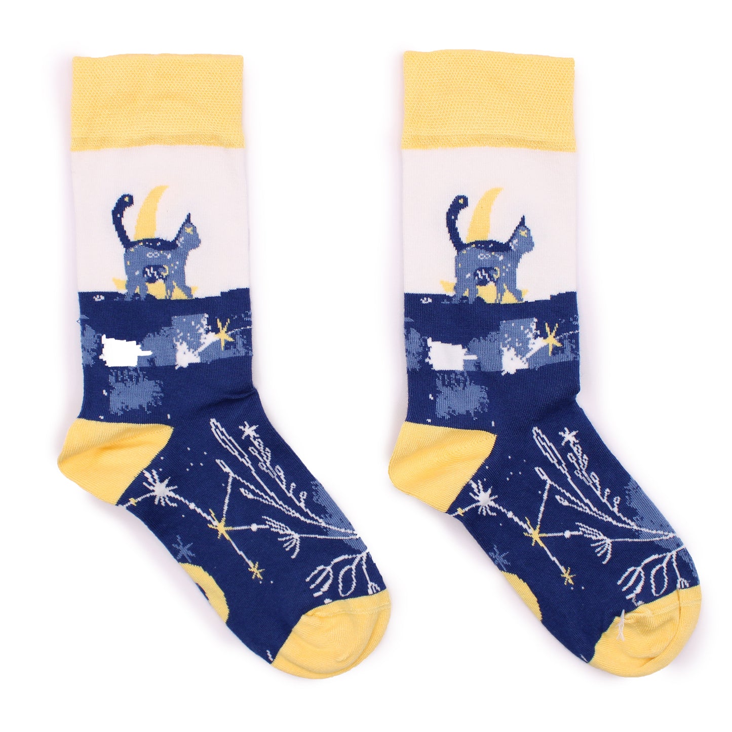 Bamboo Socks (36-40) - Midnight Cat