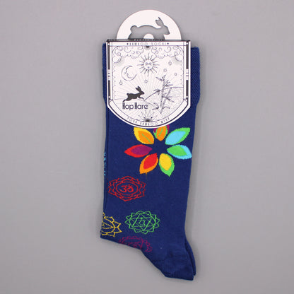 Bamboo Socks (36-40) - Rainbow Chakra