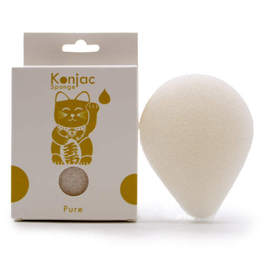 Teardrop Konjac Sponge - Natural - Sensitive skin