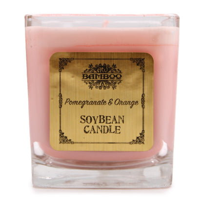 Soybean Candle - Pomegranate & Orange