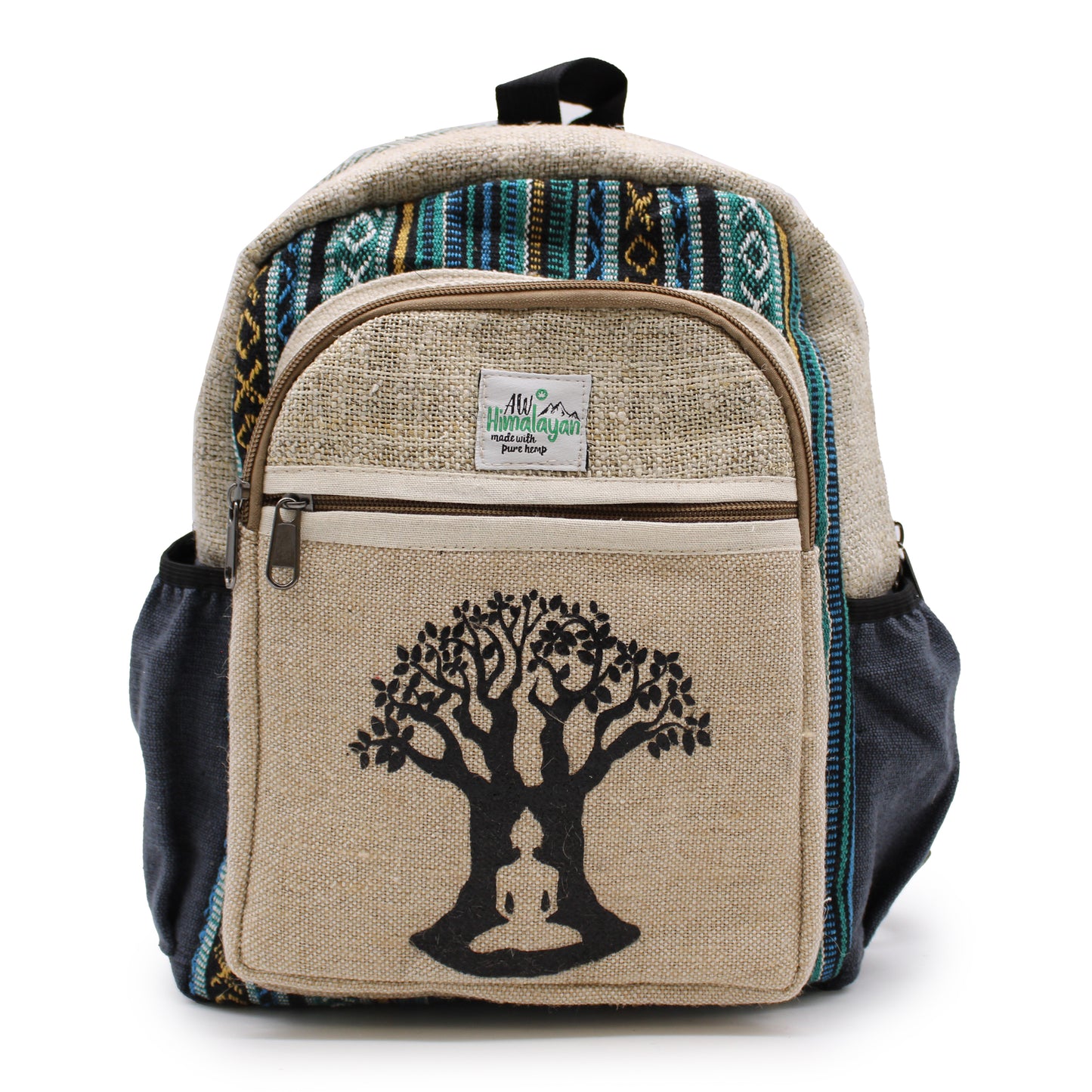 Small Hemp Backpack -  Bohdi Tree Design