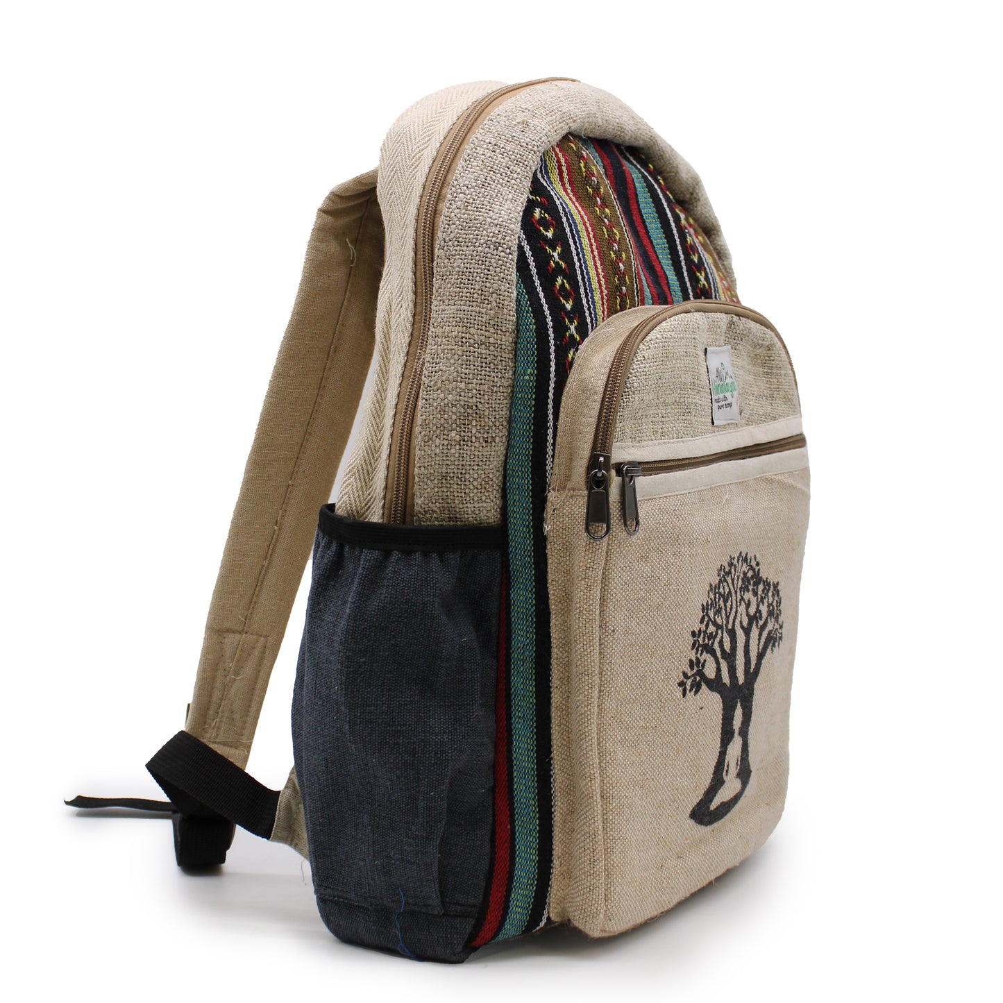 Large Hemp Backpack - Bohdi Tree Design