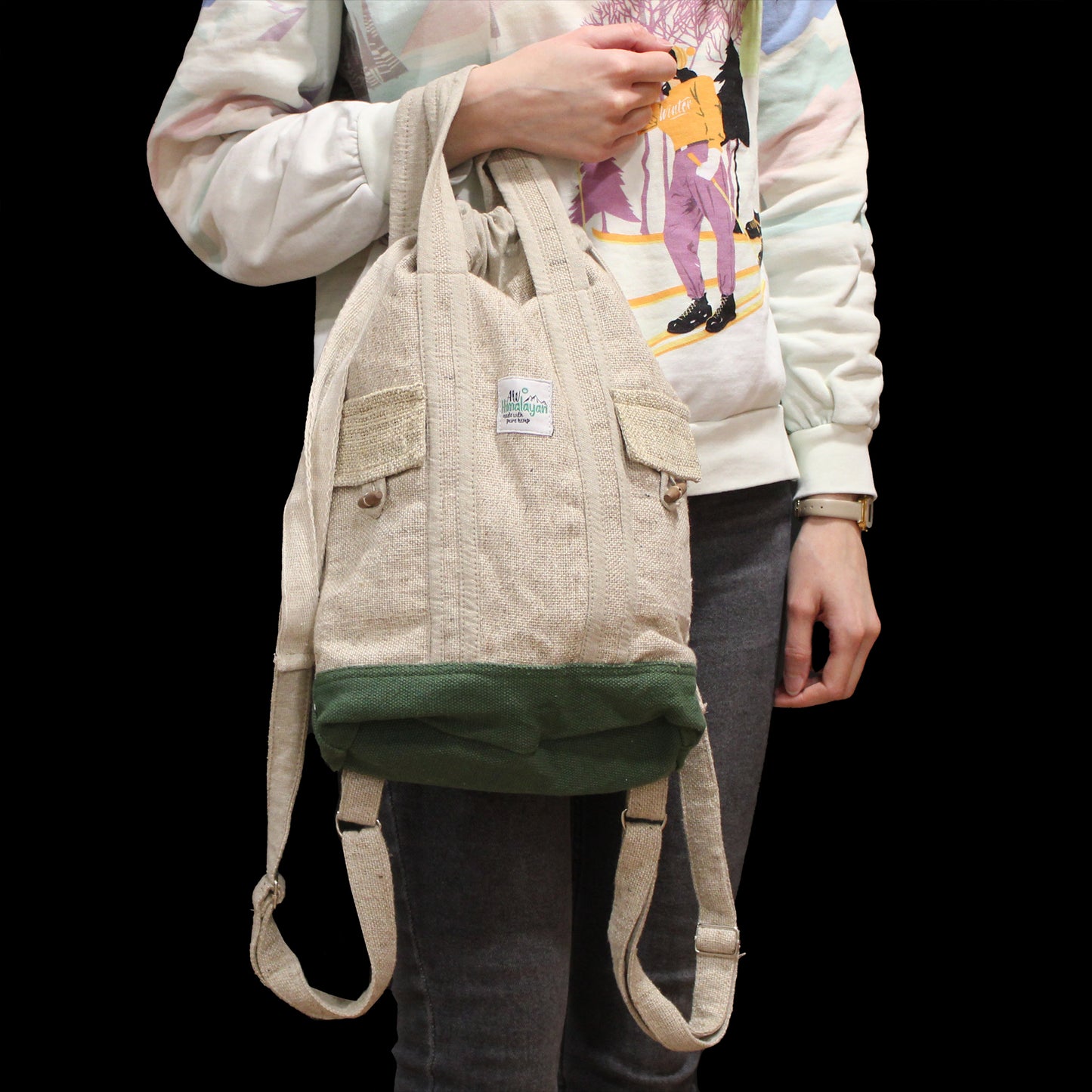 Laptop Backpack - Hemp & Cotton