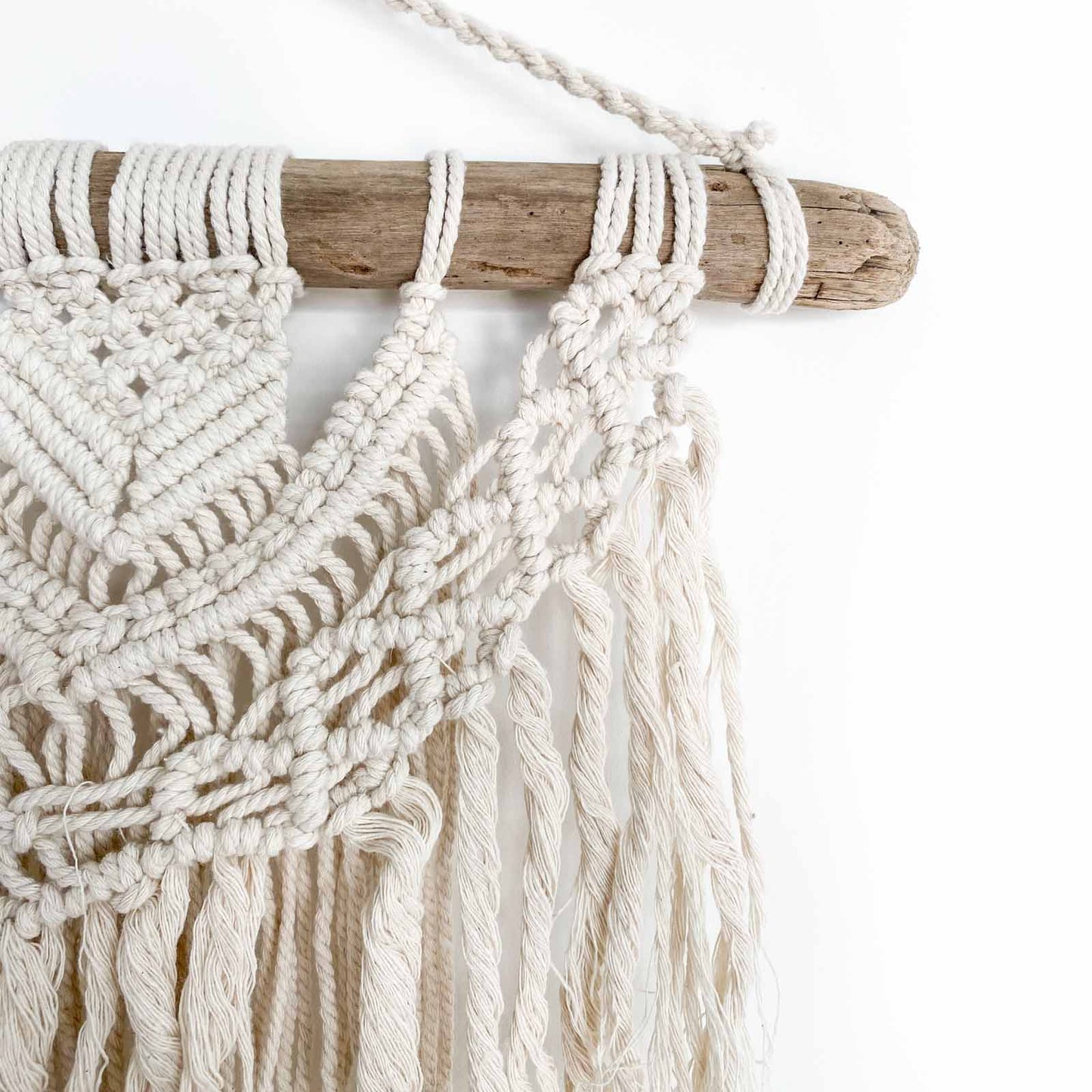 Hand-Made Macrame Wall Hanging - Home & Heart