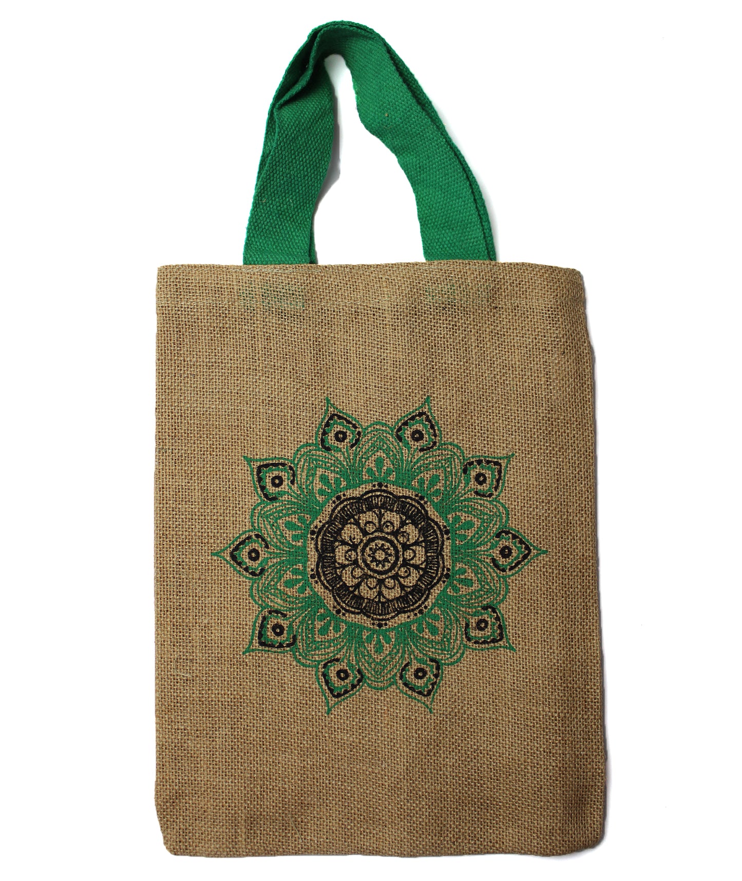 Jute Tote Bag - Mystic designs - 7 Chakras