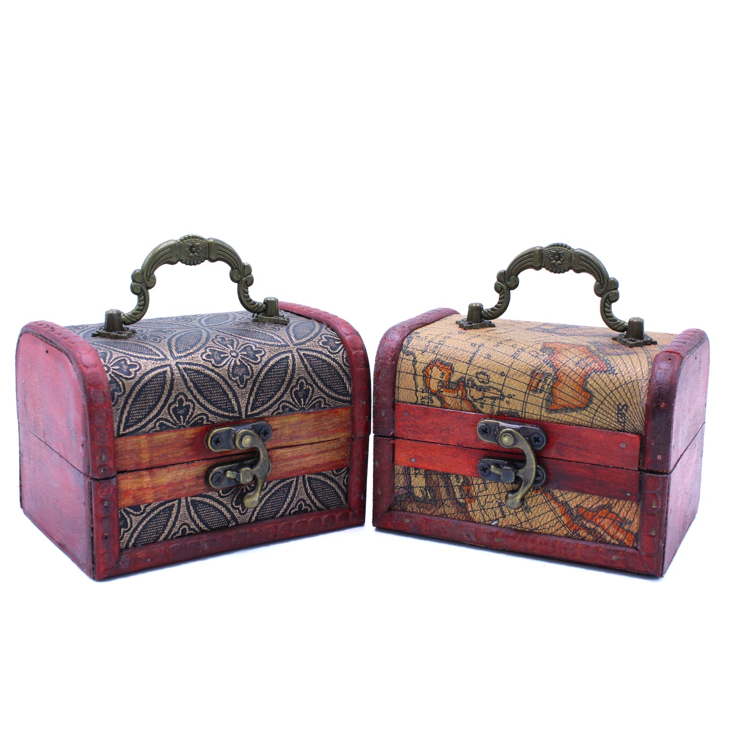 Colonial Boxes - Floral Embossed