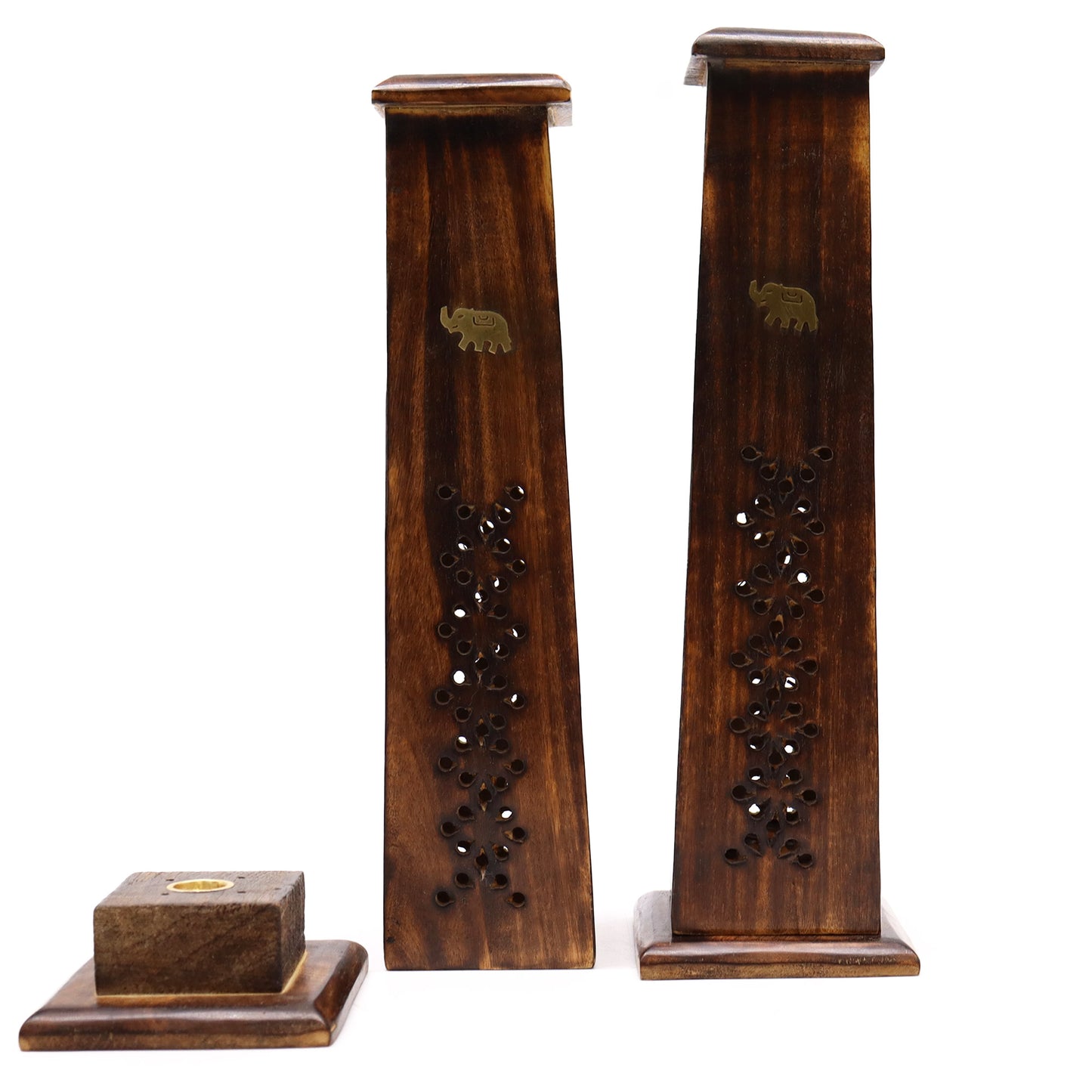 Tapered Incense Tower - Mango Wood