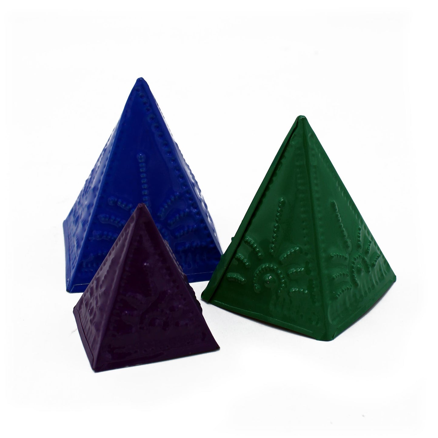 Incense Powder Mould Set -  Blue, Green & Purple