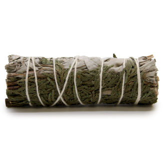 Smudge Stick (Mexico) - White Sage & Cedar 10cm