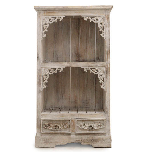 Albasia Cabinet - Whitewash