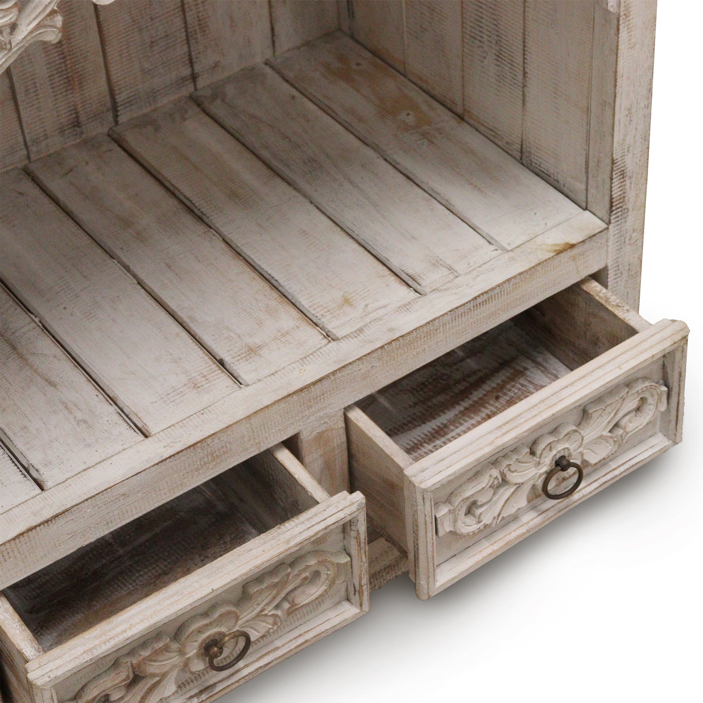 Albasia Cabinet - Whitewash